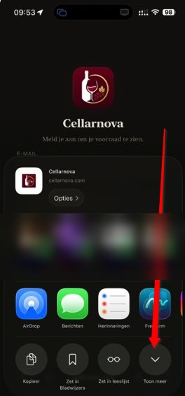 Installeren op de iPhone, stap 3