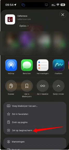 Installeren op de iPhone, stap 4