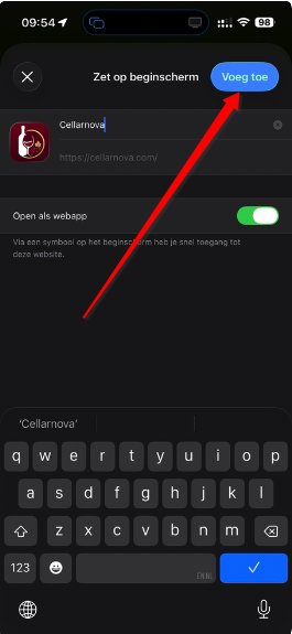 Installeren op de iPhone, stap 5